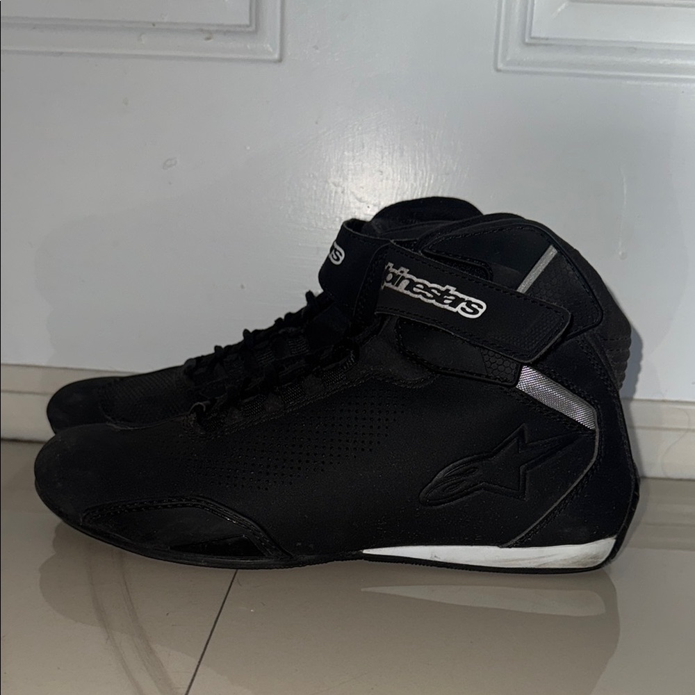 Alpinestars Black Motorcycle Shoes